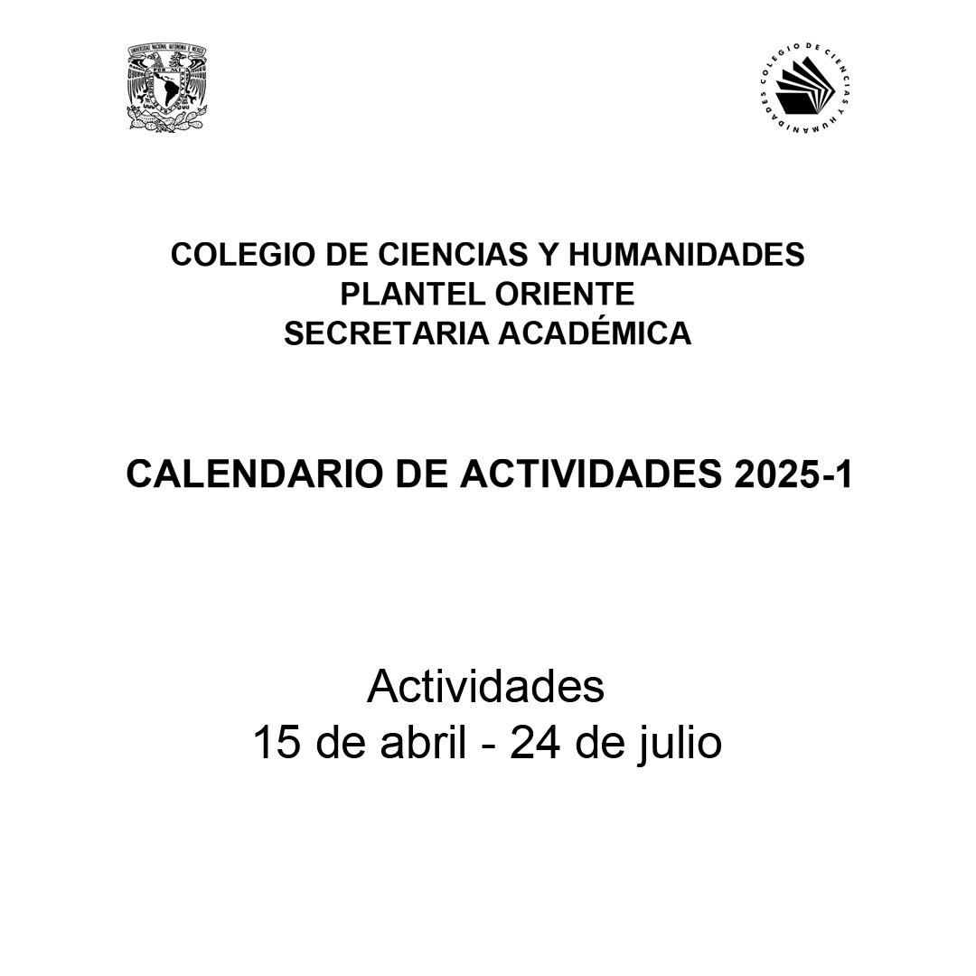 calendario actividades 2025-1