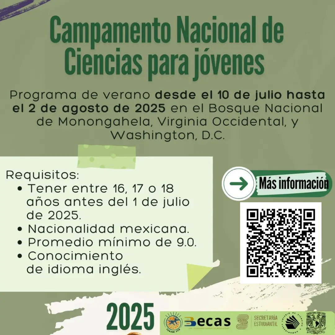 Campamento Nacional de Ciencia para Jóvenes 2025